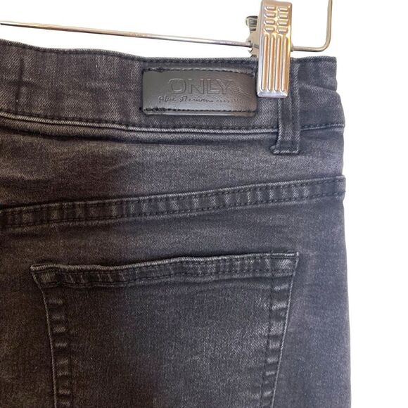 ONLY Sunny Black Denim Knee Length Skirt - Picture 5 of 13